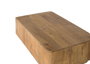 GINER Y COLOMER Table basse en bois de manguier naturel avec coins arrondis - Design moderne et épuré